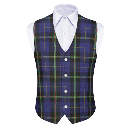 Italian National Tartan Suit vest jacket