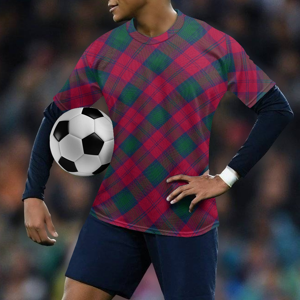 Clan Lindsay Tartan Football Shirt