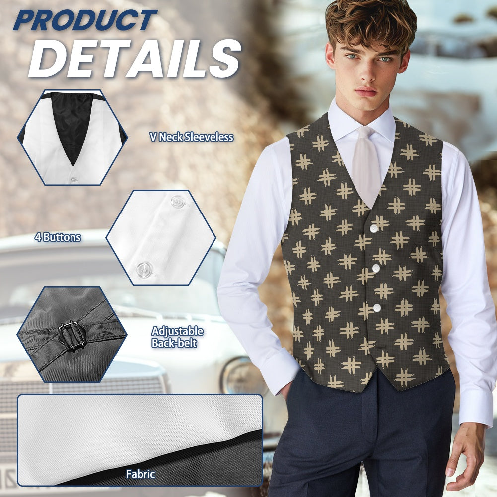 Japanese Wagara - Igeta Suit vest jacket
