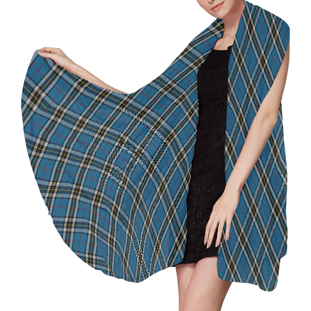 Clan Thomson Tartan Bias Chiffon Scarf