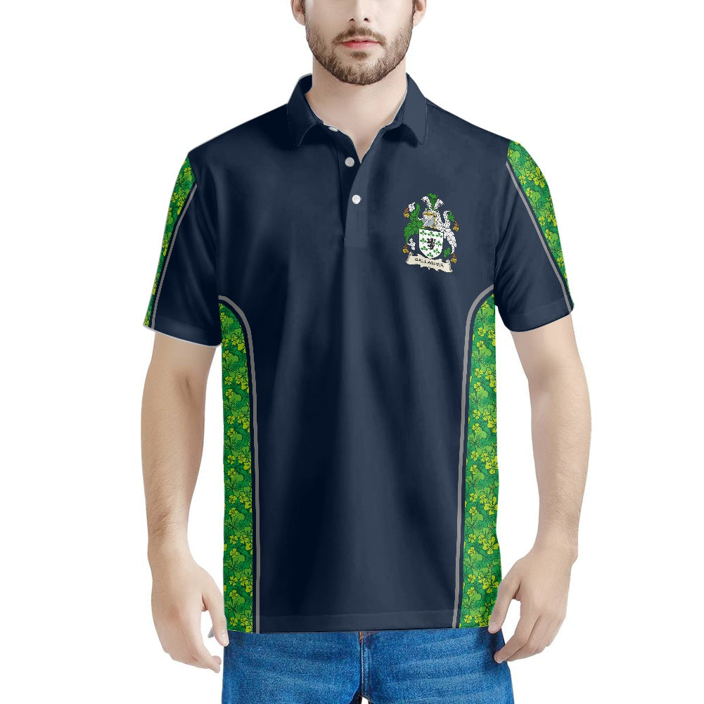 Irish Arms - Gallagher Shamrock - Polo Shirt