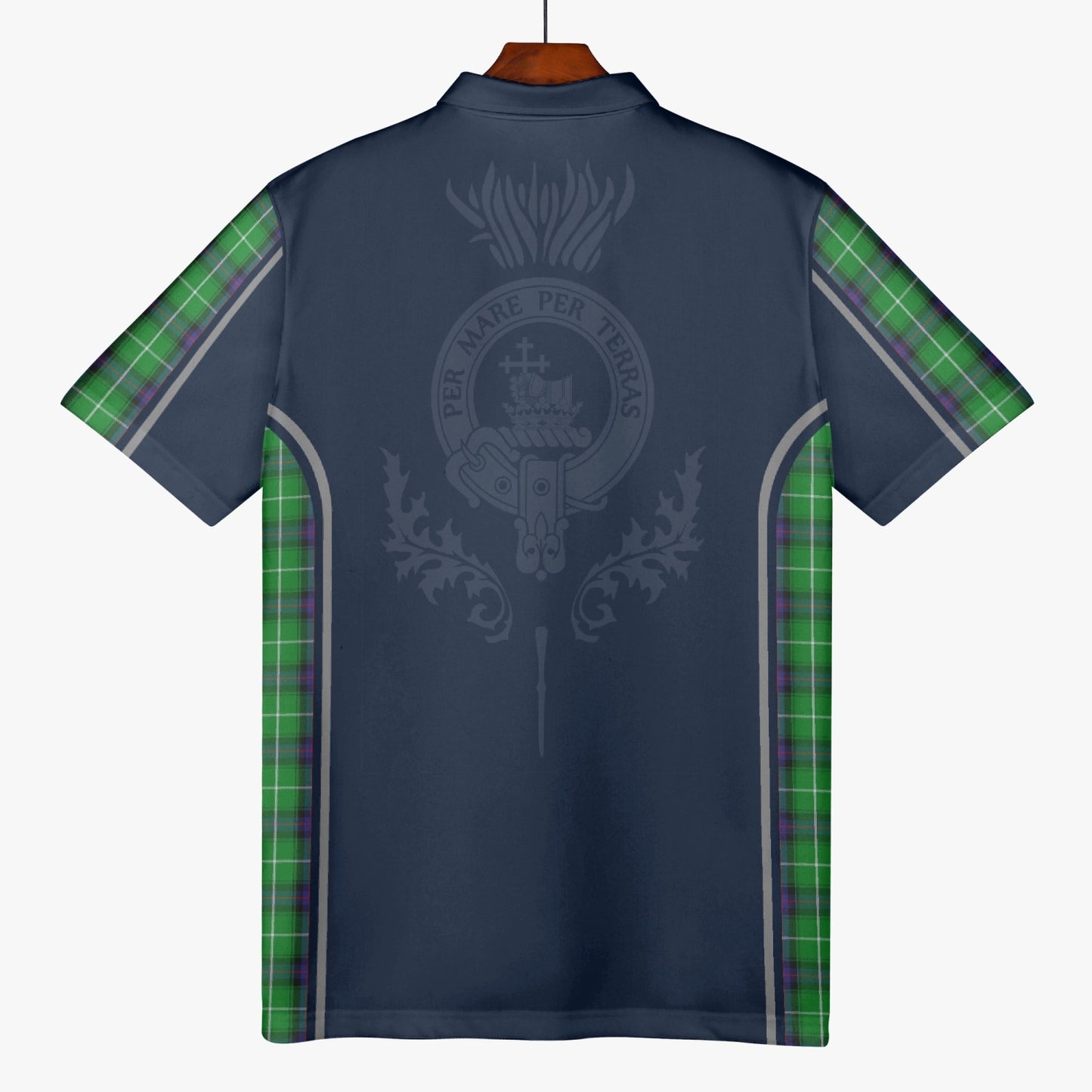 Clan MacDonald Crest & Tartan Polo Shirt