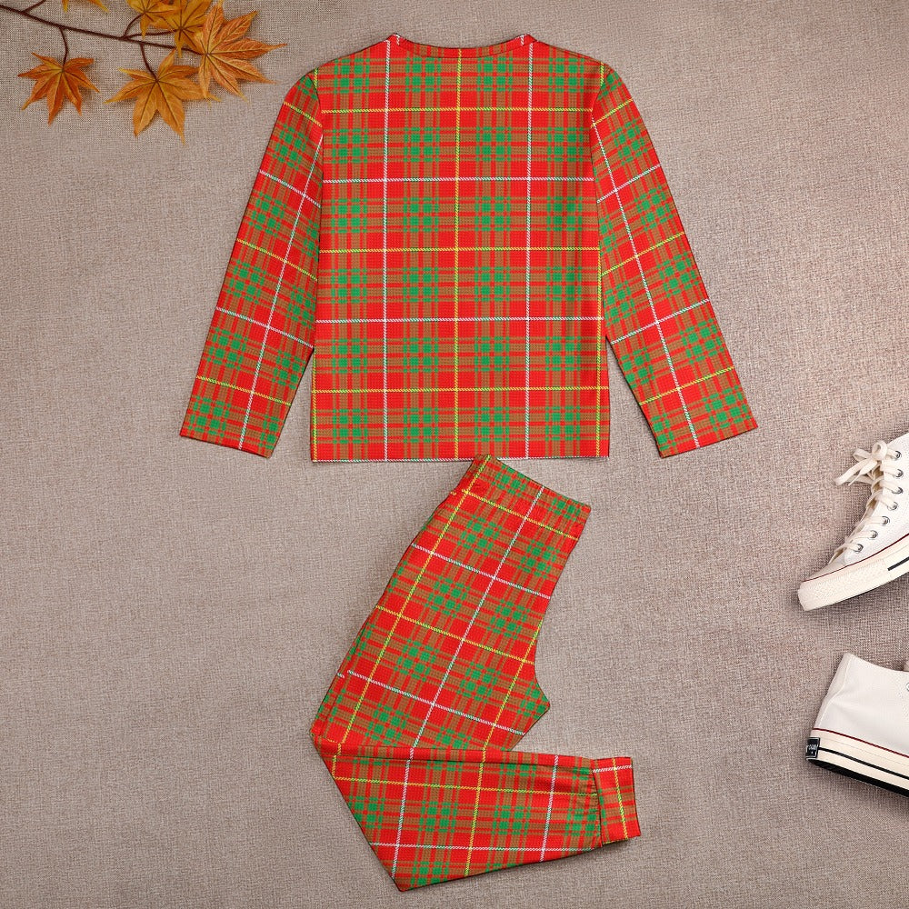 Clan Bruce Tartan Girl's Pajama suit