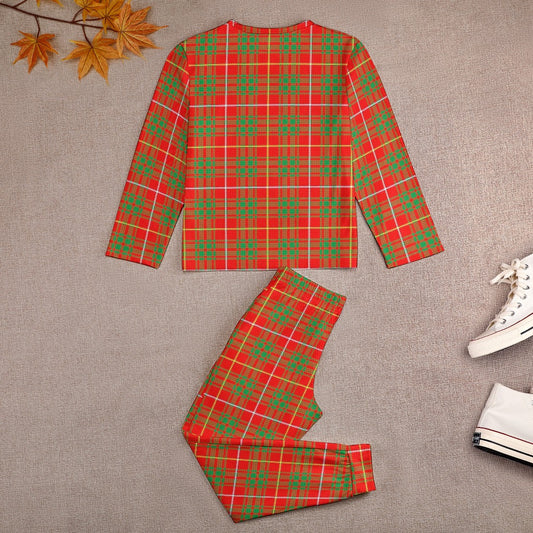 Clan Bruce Tartan Girl's Pajama suit