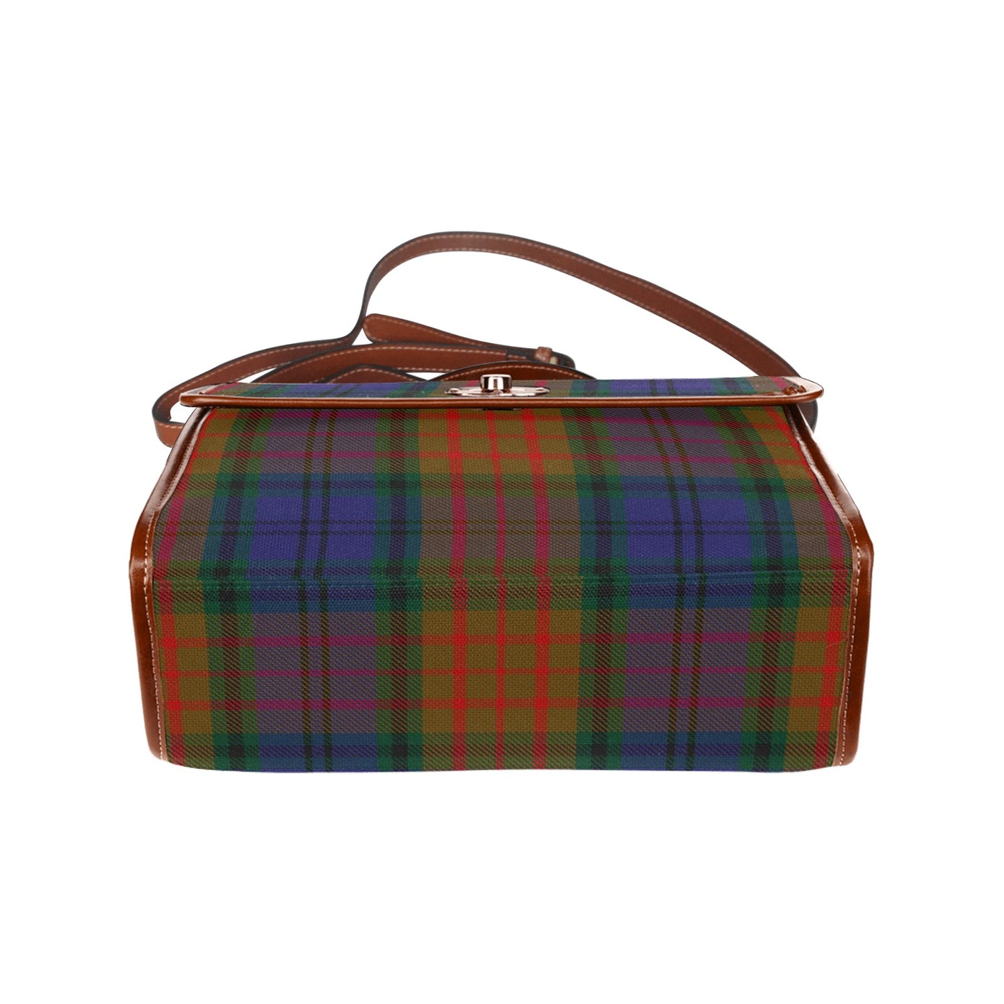 Irish County Longford Tartan Canvas Handbag