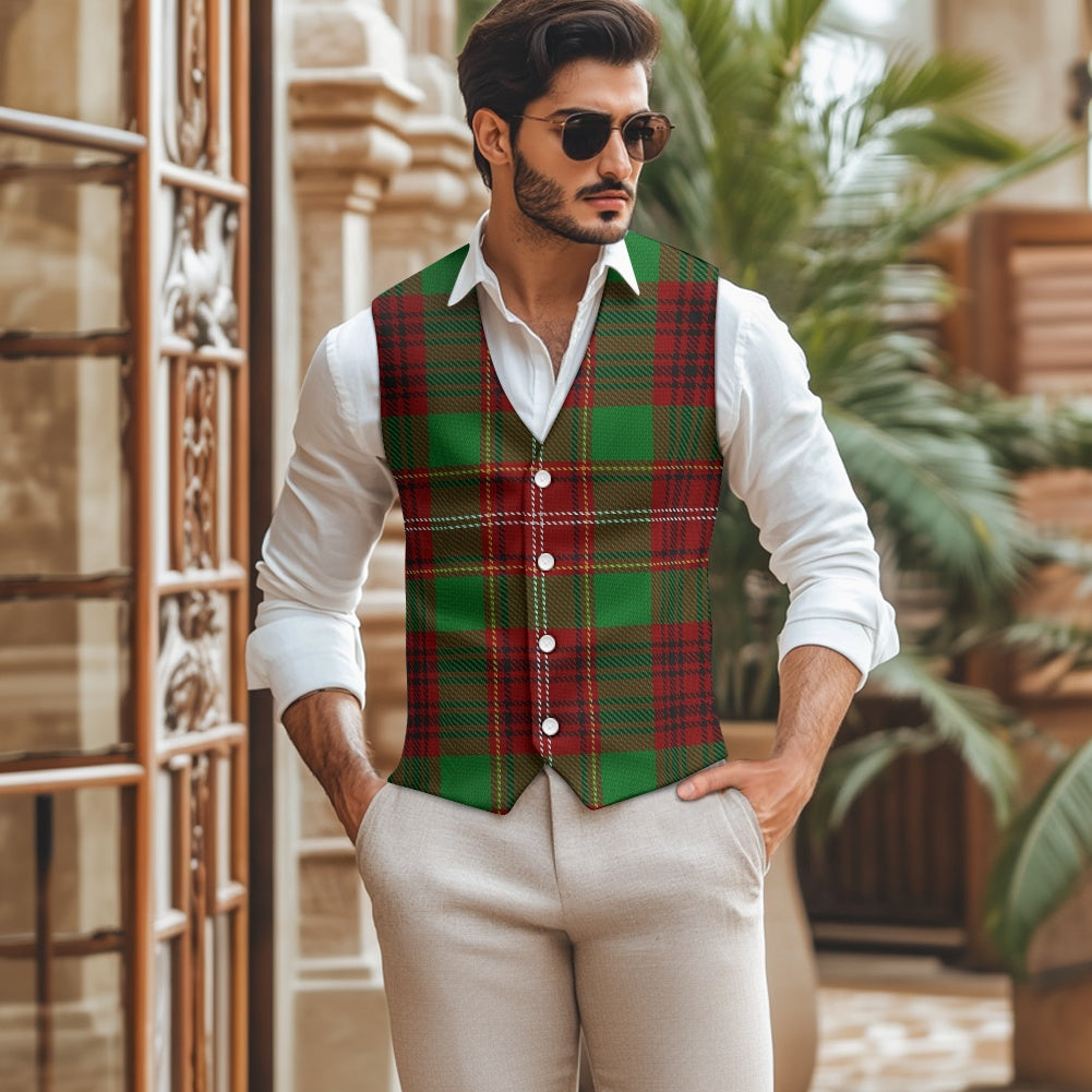 Clan Ainslie Tartan Suit vest jacket