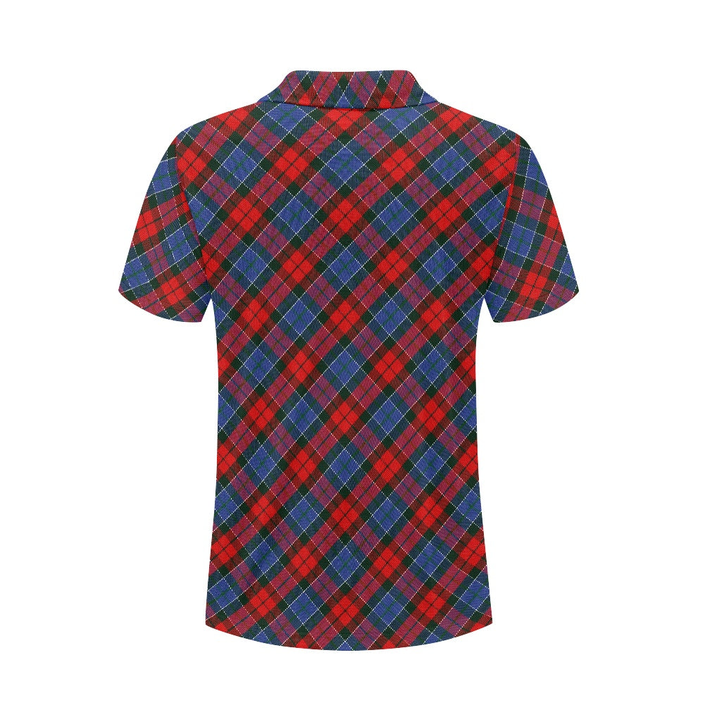 Clan Paterson Red Tartan Polo Shirt
