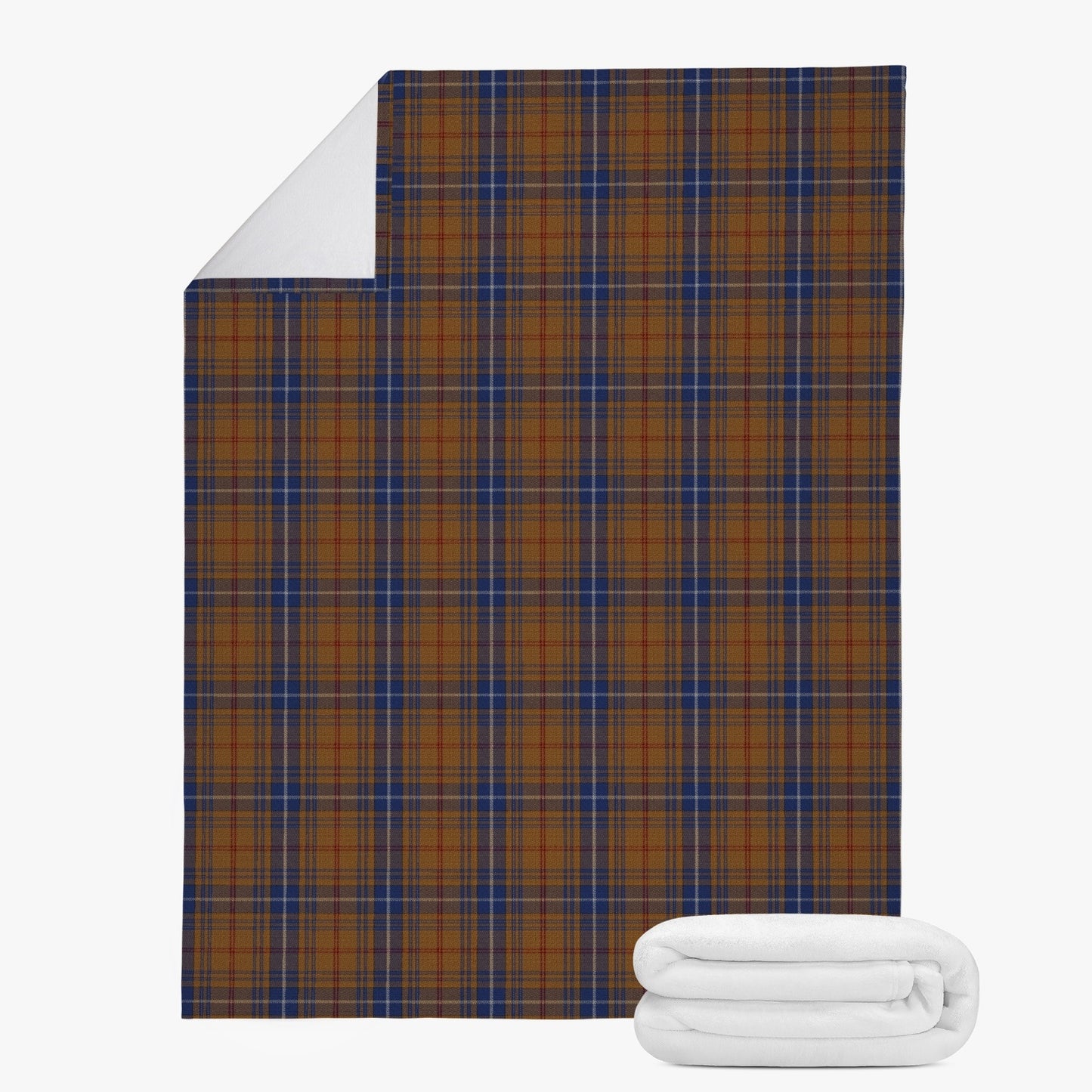 US State - New Jersey Tartan Fleece Blanket