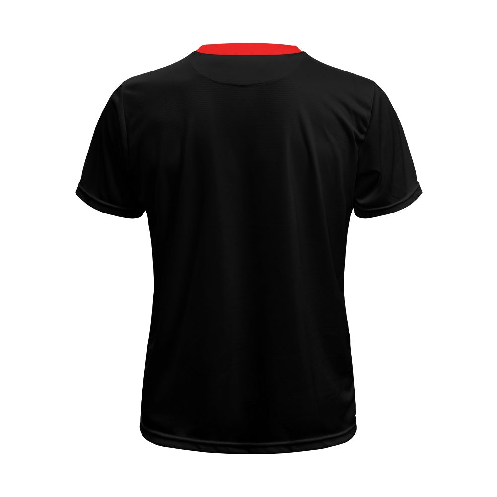 Lightning Bolt - Red - Football Shirt