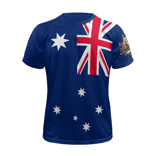 Australian Flag & CoA Football Shirt
