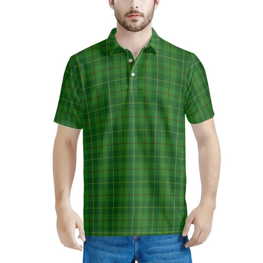 Galloway District Green Tartan Polo
