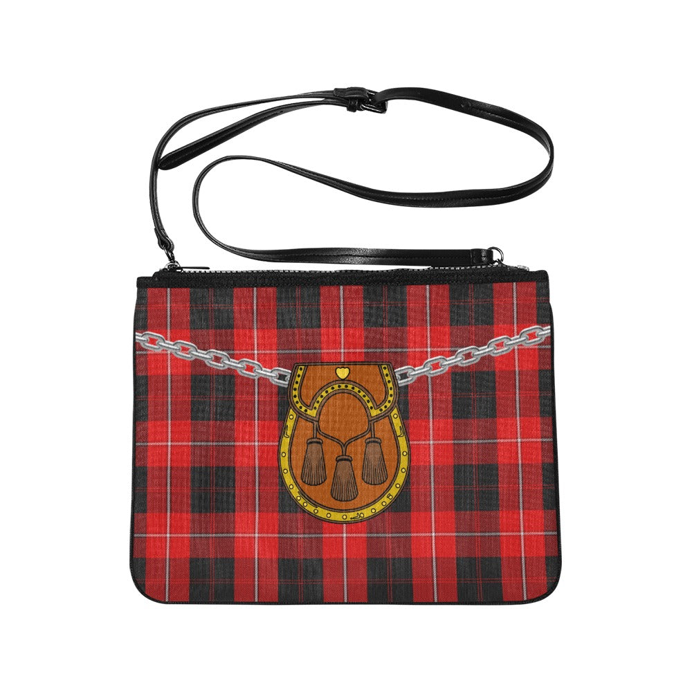 Clan Cunningham Tartan Kilt Clutch Bag