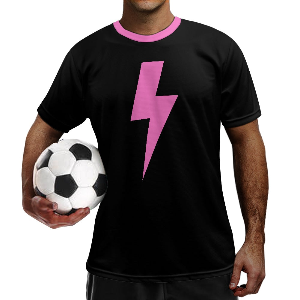Lightning Bolt - Pink - Football Shirt
