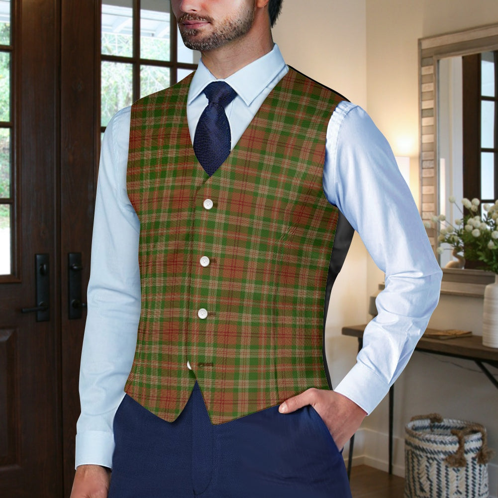 Clan Pierce Tartan Suit vest jacket