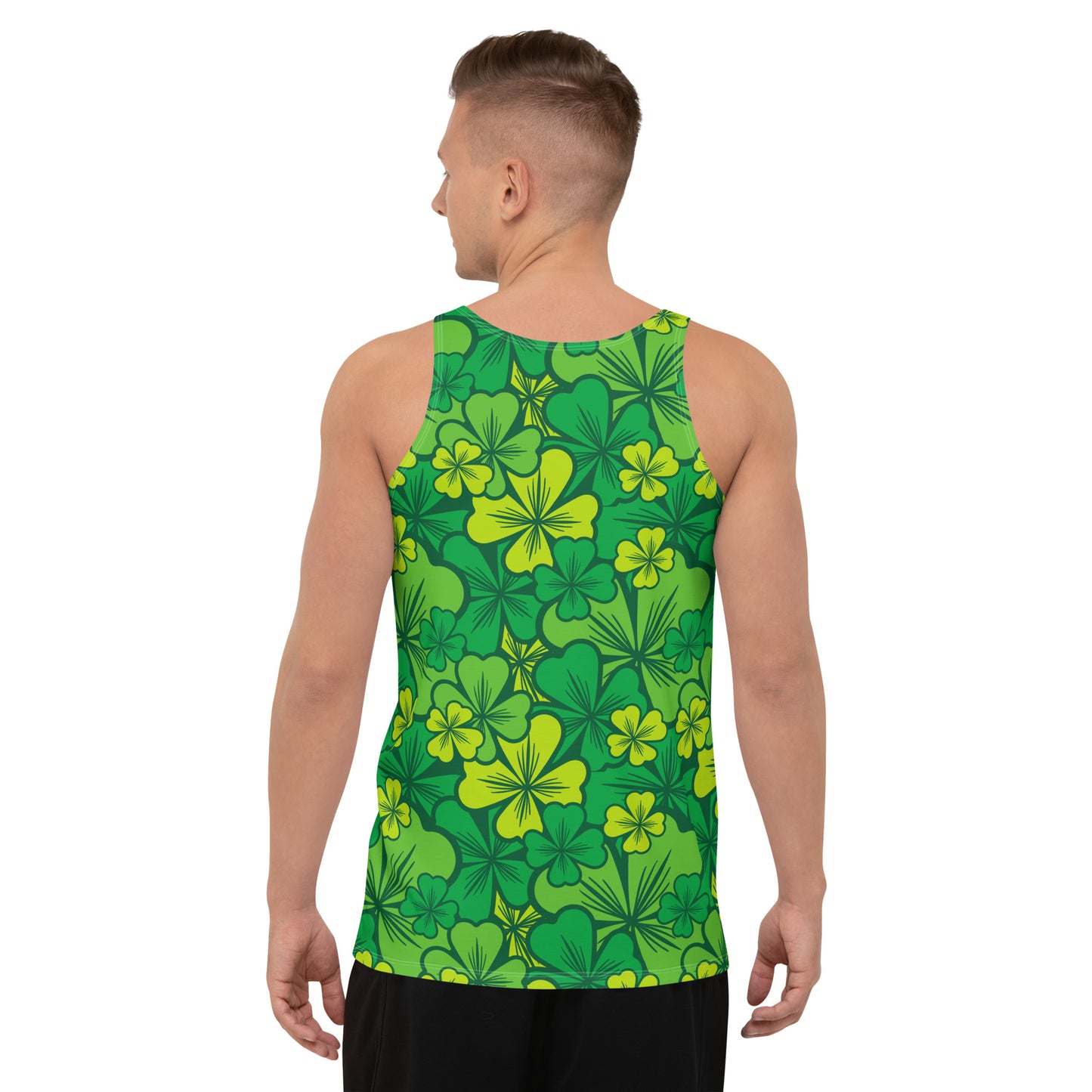 Irish National Crest & Shamrock Unisex Tank Top