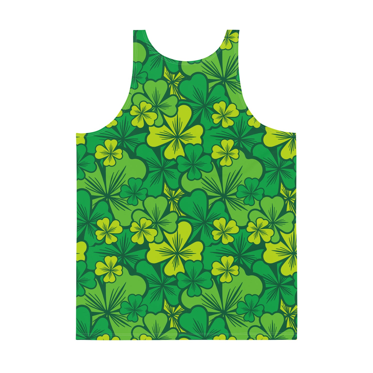 Irish National Crest & Shamrock Unisex Tank Top