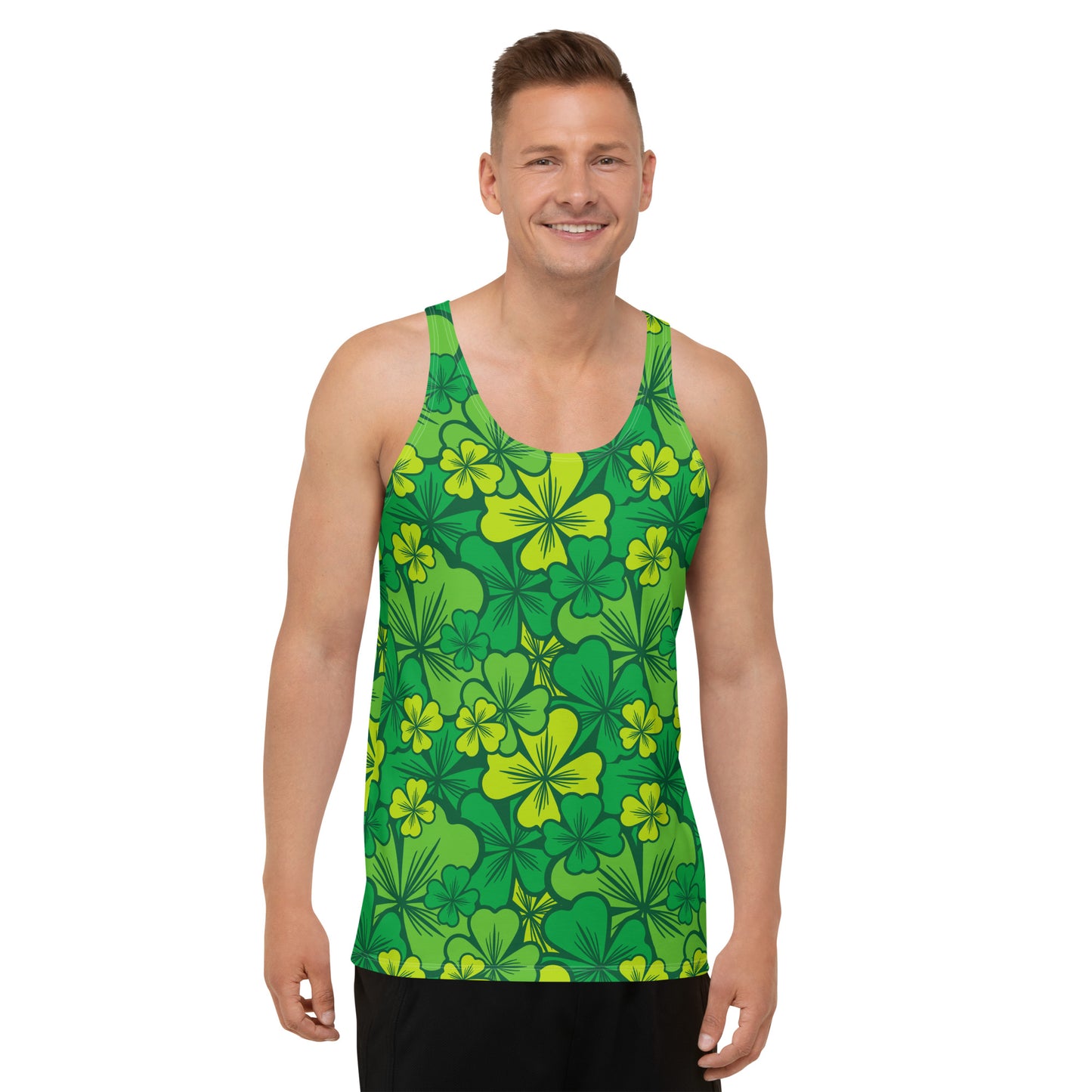 Irish Shamrock Unisex Tank Top