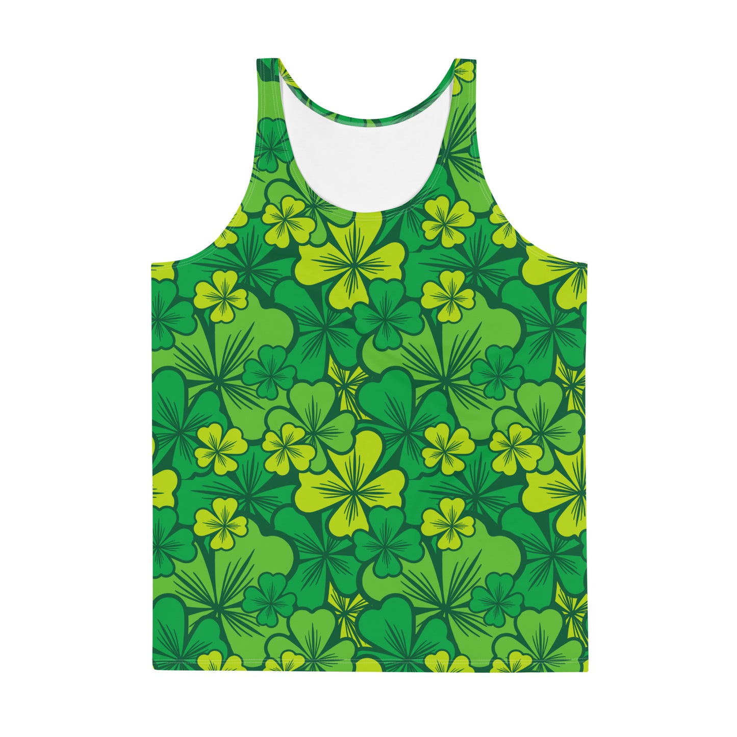 Irish Shamrock Unisex Tank Top