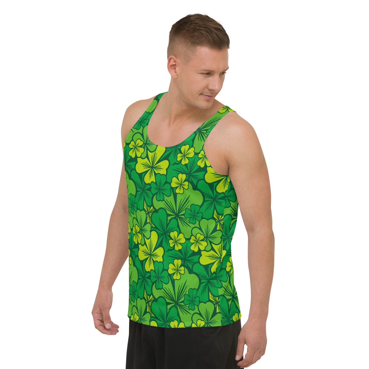 Irish Shamrock Unisex Tank Top