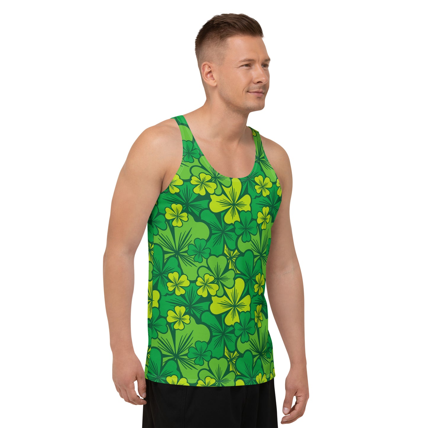 Irish Shamrock Unisex Tank Top