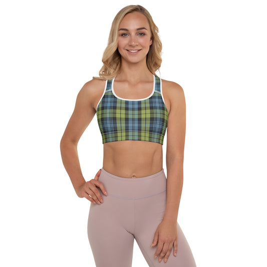 Clan Campbell Tartan | Padded Sports Bra