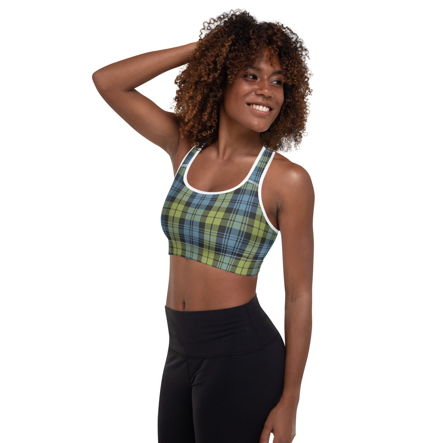 Clan Campbell Tartan | Padded Sports Bra