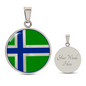 South Uist Flag Necklace