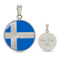 Shetland Flag Necklace