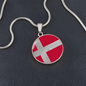Danish Flag Necklace