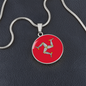 Manx Flag Necklace
