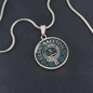 Clan Ralston Crest & Tartan Pendant Necklace