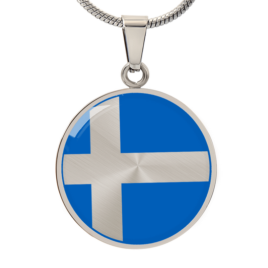 Shetland Flag Necklace