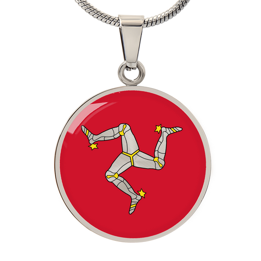 Manx Flag Necklace