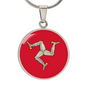 Manx Flag Necklace