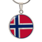 Norwegian Flag Necklace