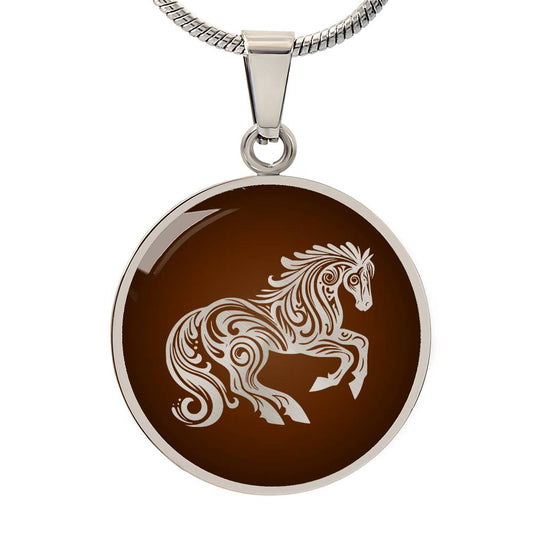 Horse Pendant Necklace
