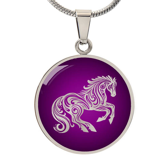 Horse Pendant Necklace