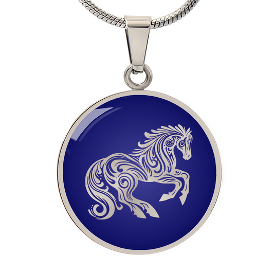 Horse Pendant Necklace