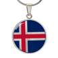 Icelandic Flag Necklace