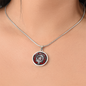 Clan MacBean Crest & Tartan Pendant Necklace
