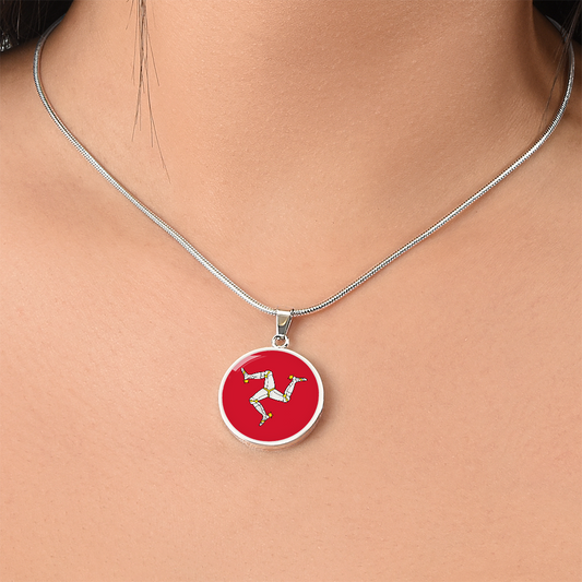 Manx Flag Necklace
