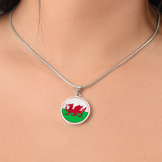 Welsh Flag Necklace