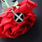 Cornish St Piran Flag Necklace