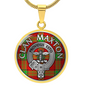 Clan Maxton Crest Pendant Necklace