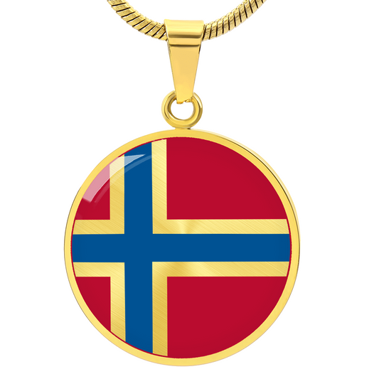 Orkney Flag Necklace