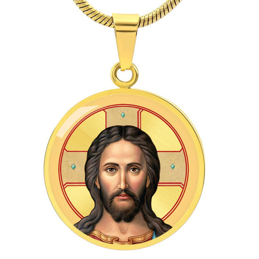 Icon of Christ Pendant Necklace