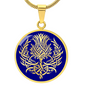 Scottish Thistle Necklace