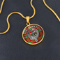Clan Maxton Crest Pendant Necklace