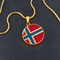 Orkney Flag Necklace