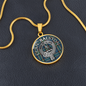 Clan Ralston Crest & Tartan Pendant Necklace